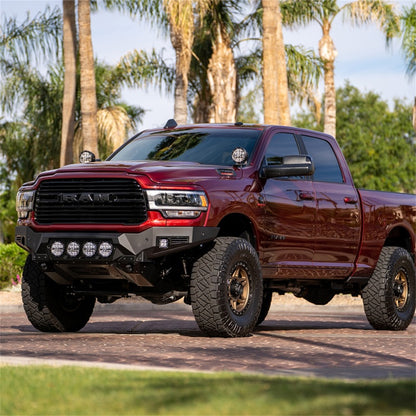 Rigid Industries 2019+ Dodge Ram 2500/3500 A-Pillar LED Light Mounts 46719 46719 Photo - Mounted