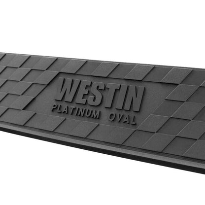 Westin 2019 Chevrolet Silverado/Sierra 1500 Crew Cab Platinum 4 Oval Nerf Step Bars - Black 21-4135 21-4135 Photo - Unmounted