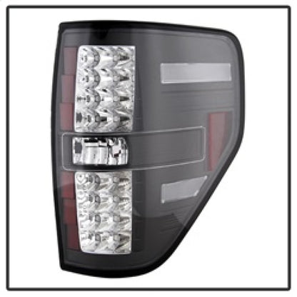 Spyder Ford F150 09-14 LED Tail Lights Black ALT-YD-FF15009-LED-BK 5008374 5008374 Photo - Unmounted