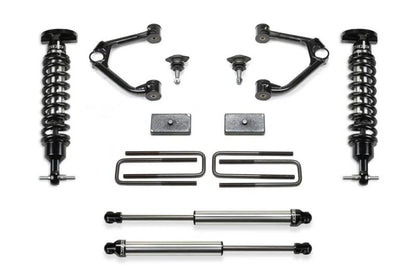 Fabtech 2019 C/K1500 2WD/4WD 3in Budget UCA System w/DL 2.5 Coilovers & Rear DL Shocks K1126DL K1126DL Photo - Primary