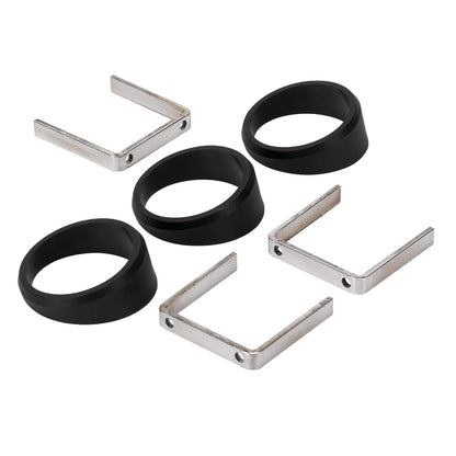 Autometer Angle Rings, 3 Pcs., Black, For 2-1/16" Gauges 2234 Photo - Primary