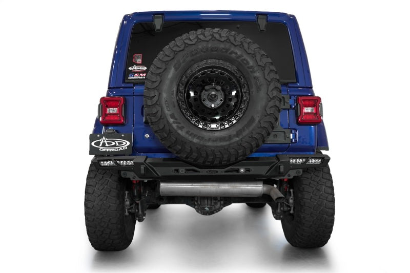 Addictive Desert Designs ADD 18-24 Jeep Wrangler JL Phantom Rear Bumper R960191190103 R960191190103 Photo - Mounted