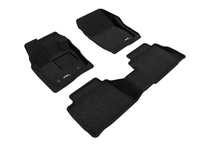 3D MAXpider 17-20 Ford Fusion Elegant 1st 2nd Row - Floor Mat Set (Black) L1FR10904709 L1FR10904709 Photo - Primary