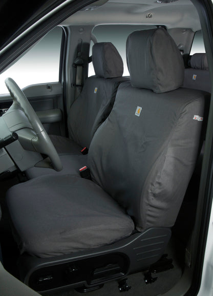 Covercraft Carhartt Traditional Fit Custom Seat Covers FRT BKT ADJ/HR F150 SSC2485CAGY Photo - Primary