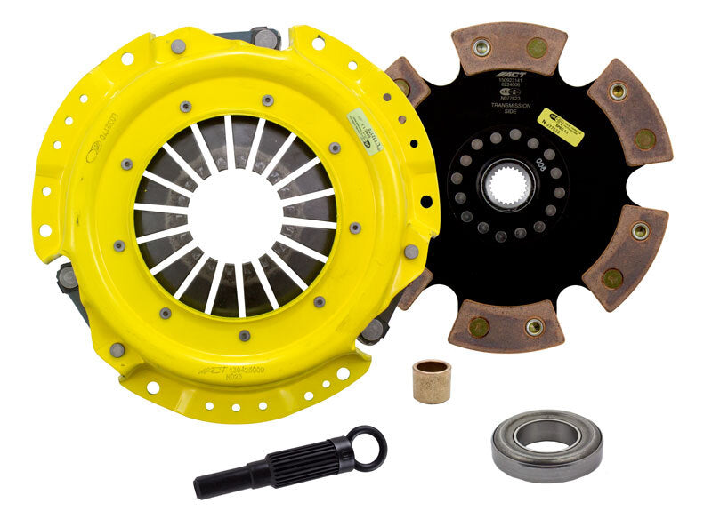 ACT 6-Puck Unsprung Clutch Kit 89-90 KA24E 95-98 KA24DE 240SX NX1-HDR6 Photo - Primary