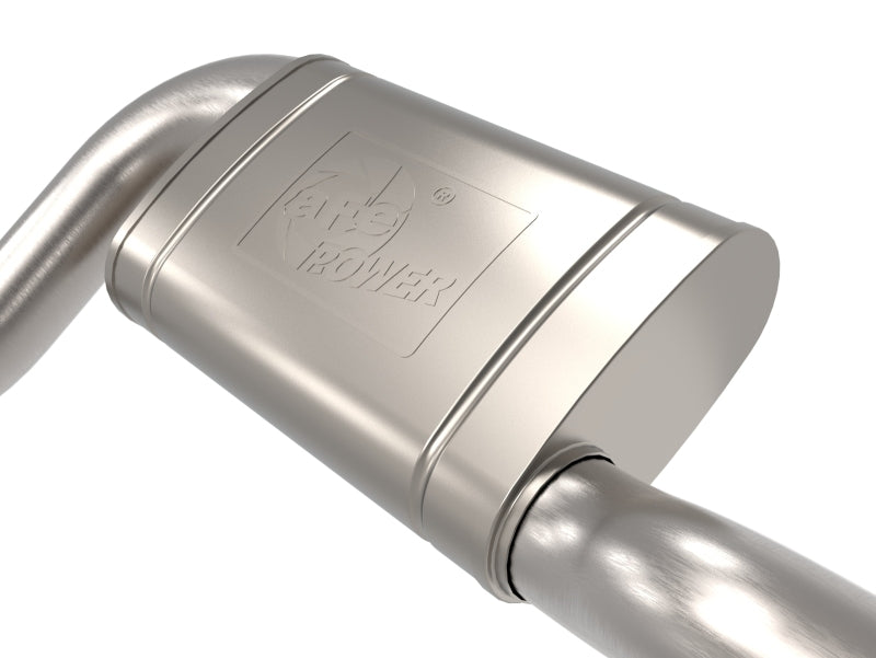 aFe 17-21 Alfa Romeo Giulia L4-2.0L (t) Mach Force-Xp 2in to 2-1/2in 304SS Cat-Back Exhaust 49-36903 49-36903 Photo - Close Up