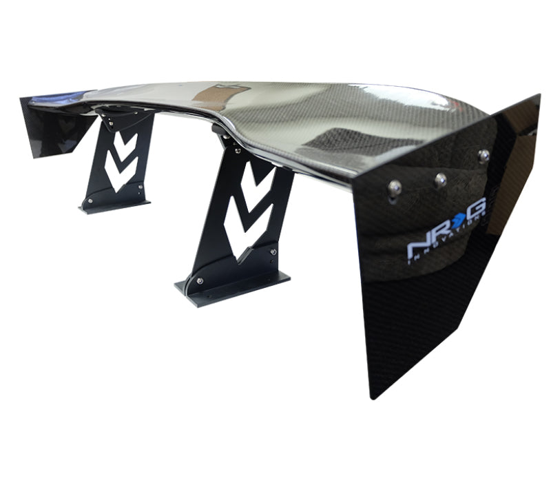 NRG Carbon Fiber Spoiler - Universal (59) w /  Arrow Cut Out Stands CARB-A590NRG Photo - Primary