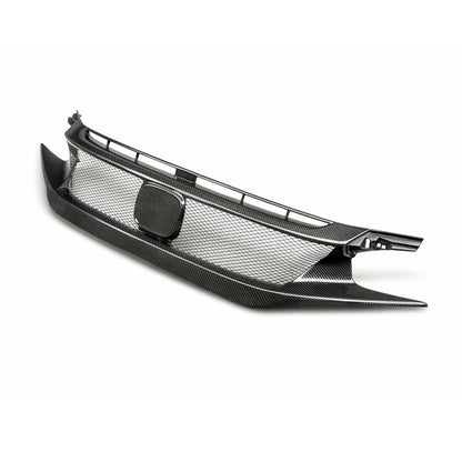 Seibon 17-18 Honda Civic Type R CV-Style Carbon Fiber Front Grill FG17HDCVR-CV FG17HDCVR-CV Photo - Primary