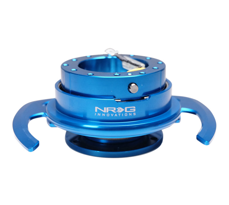 NRG Quick Release Kit Gen 4.0 - Blue Body / Blue Ring w/ Handles SRK-700BL SRK-700BL Photo - Primary