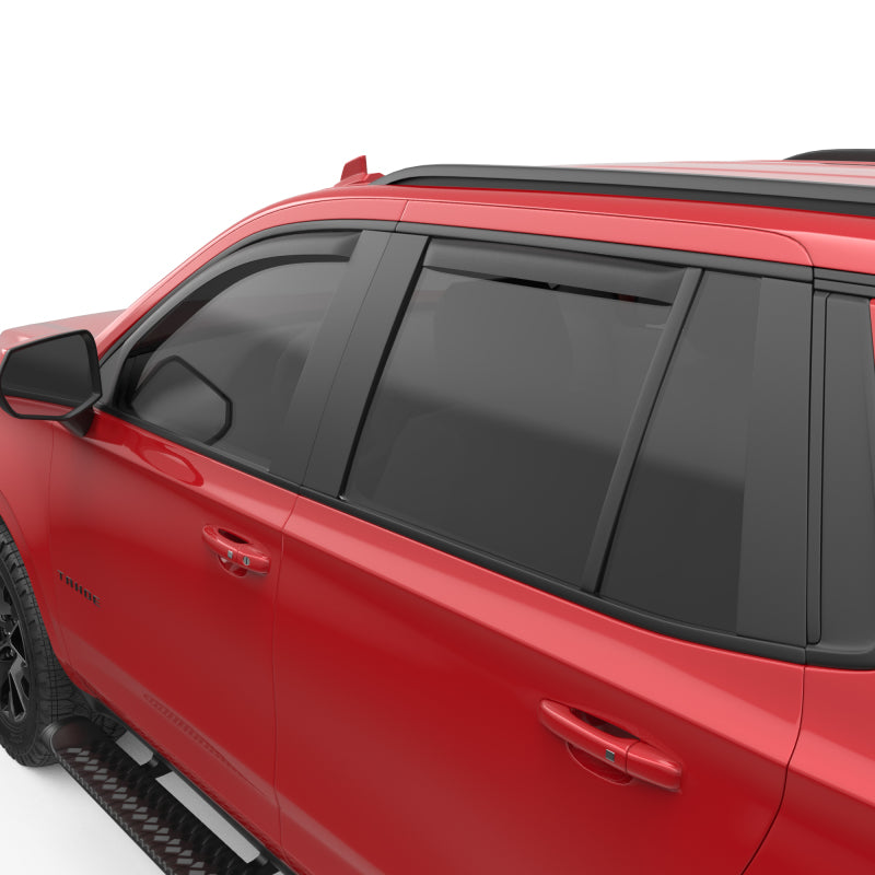 EGR 21-23 Chevrolet Tahoe In-Channel Window Visors Front/Rear Set Matte Black 571885 571885 Photo - Close Up