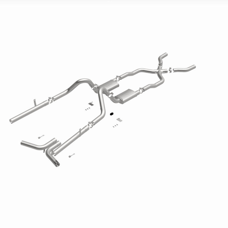 MagnaFlow Chevrolet Bel Air Street Series Crossmember-Back Performance Exhaust System 16596 360 Degree Image Set