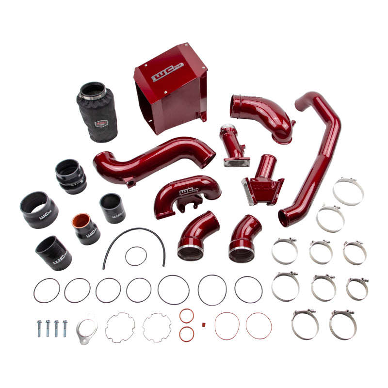 Wehrli 06-07 Chevrolet Duramax 6.6L LBZ Stage 2 High Flow Intake Bundle Kit - WCFab Red WCF100437-RED