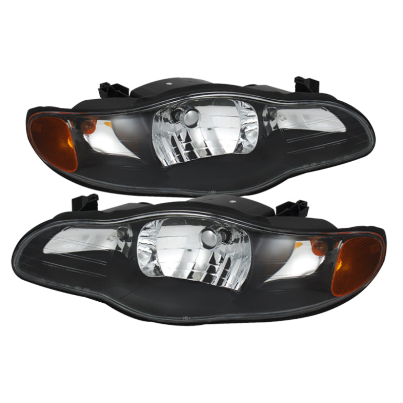 SPYDER Xtune Chevy Monte Carlo 00-05 Crystal Headlights Black HD-JH-CMC00-AM-BK 9023187 9023187 Photo - Primary