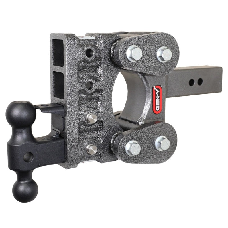 GEN-Y Hitch Gen-Y The Boss Torsion-Flex 2.5in Shank 5in Drop 16K Hitch w/GH-051 Dual-Ball/GH-032 Pintle Lock GH-1124 GH-1124 User 1