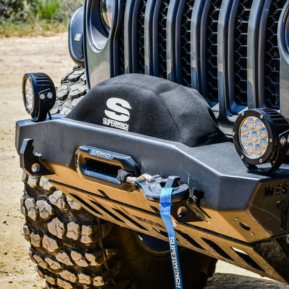 Superwinch Winch Cover for Sx 10000/12000/Talon 9.5 Integrated Winches - Blk Neoprene 1571 1571 Photo - Mounted