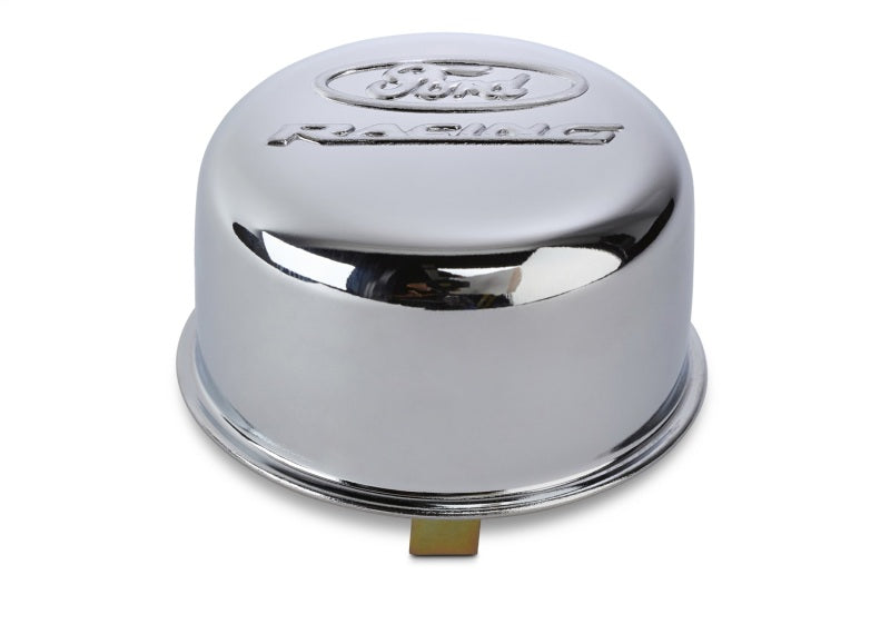 Ford Racing Chrome Breather Cap w/ Ford Racing Logo - Twist Type 302-200 302-200 Photo - Unmounted