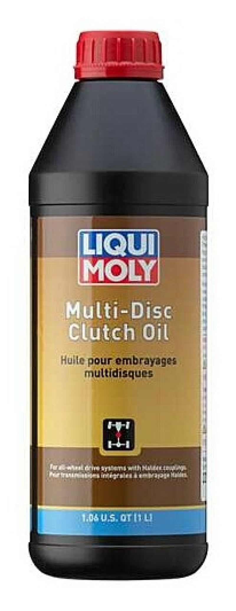 LIQUI MOLY 1L Multi-Disc Clutch Gear Oil (Specifically for Haldex AWD/Quattro/4Motion) 22194