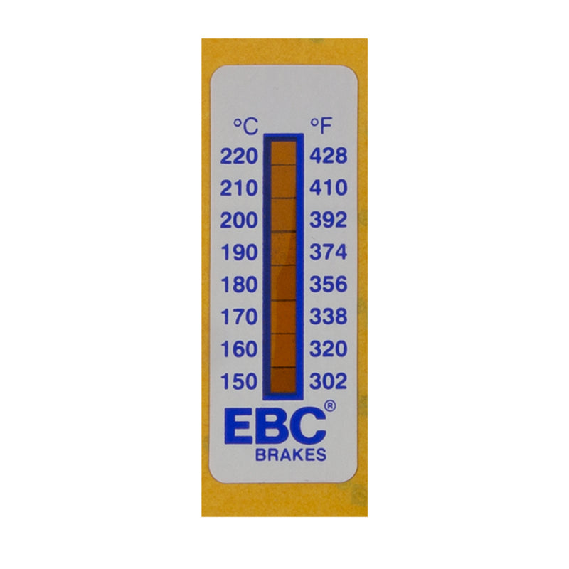 EBC Racing Level Caliper Temperature Strips (8 Pack) TS001 TS001 User 1