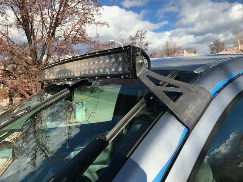 Cali Raised LED Cali Raised 2007-2021 Toyota Tundra 52 Curved Led Light Bar Roof Brackets Kit - W/5D Optic Osram 5 CR2551 CR2551 Photo - Primary