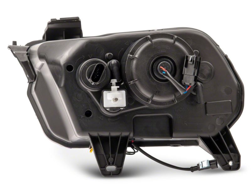 Raxiom 10-12 Ford Mustang LED Projector Headlights SEQL Turn Signals- Blk Housing (Clear Lens) 426685 426685 Photo - Close Up