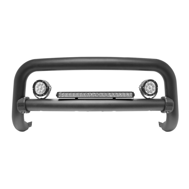 Westin 2014-2015 Chevrolet Silverado 1500 Contour 3.5in Bull Bar - Textured Black 32-31005T 32-31005T Photo - Unmounted