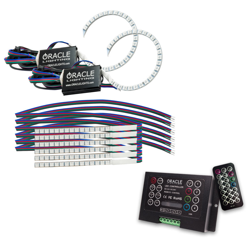ORACLE Lighting Oracle 18-21 Ford Mustang DRL Upgrade w/ Halo Kit - ColorSHIFT 2 1348-333 1348-333 Photo - Primary