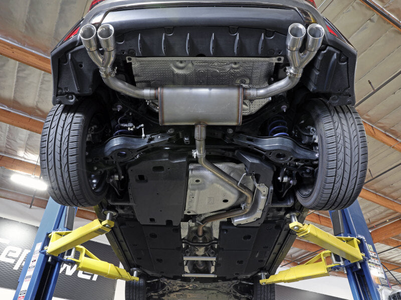 aFe 19-21 Lexus UX200 Takeda 2in - 2.5in. 304 SS Cat-Back Exhaust System w/ Black Tip 49-36054-B 49-36054-B Photo - Mounted