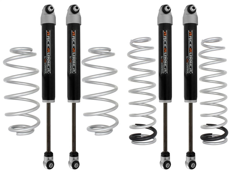 aFe Racerunner Front And Rear Coil Springs Kit 2 In Lift Jeep Wrangler 37-L7001P Photo - Primary