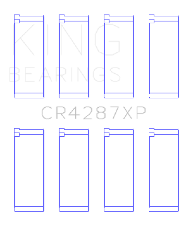 King Engine Bearings King Acura B18C1/B18C5 VTEC (Size STDX) Performance Rod Bearing Set CR4287XPSTDX CR4287XPSTDX Photo - Primary