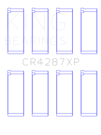 King Engine Bearings King Acura B18C1/B18C5 VTEC (Size STDX) Performance Rod Bearing Set CR4287XPSTDX CR4287XPSTDX Photo - Primary