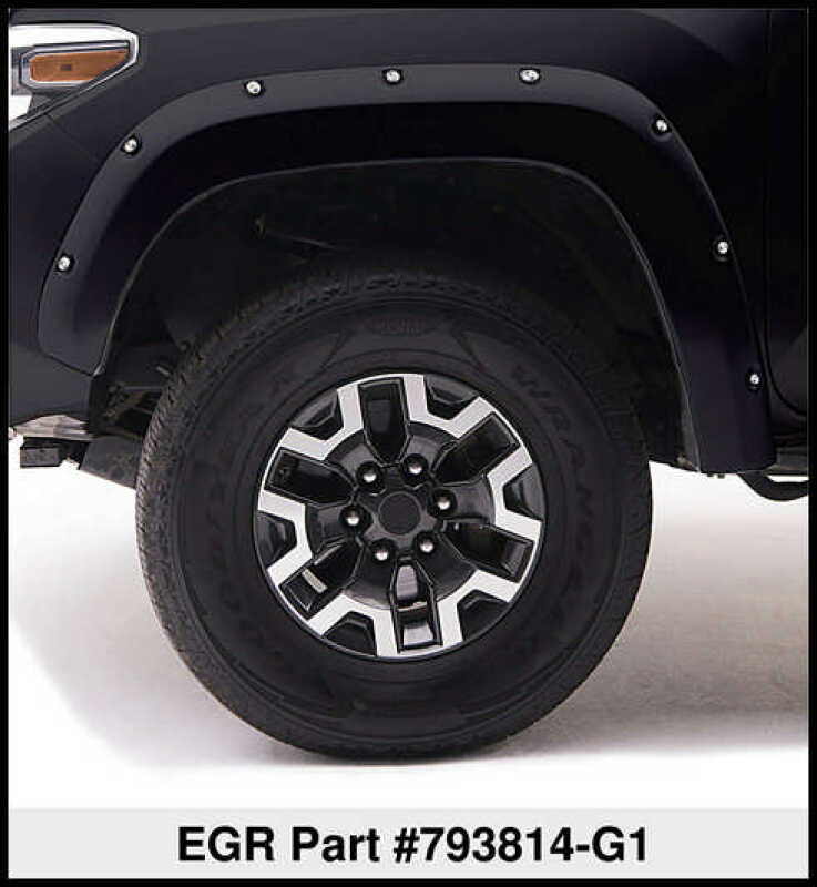 EGR 11-15 Ford Super Duty Bolt-On Look Color Match Fender Flares - Set - Carbon Black 793814-G1 793814-G1 Thumbnail
