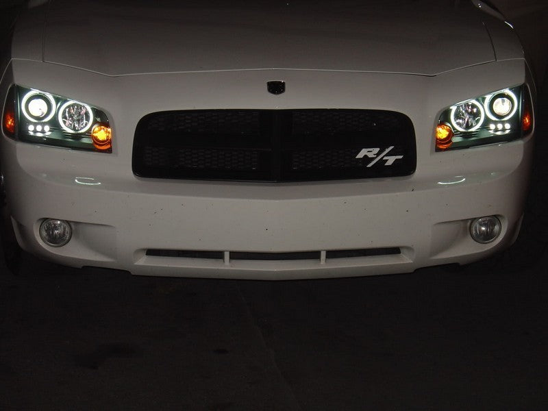 Spyder Dodge Charger 06-10 Projector Headlights Halogen Model CCFL Halo LED Blk PRO-YD-DCH05-CCFL-BK 5009715 5009715 User 1