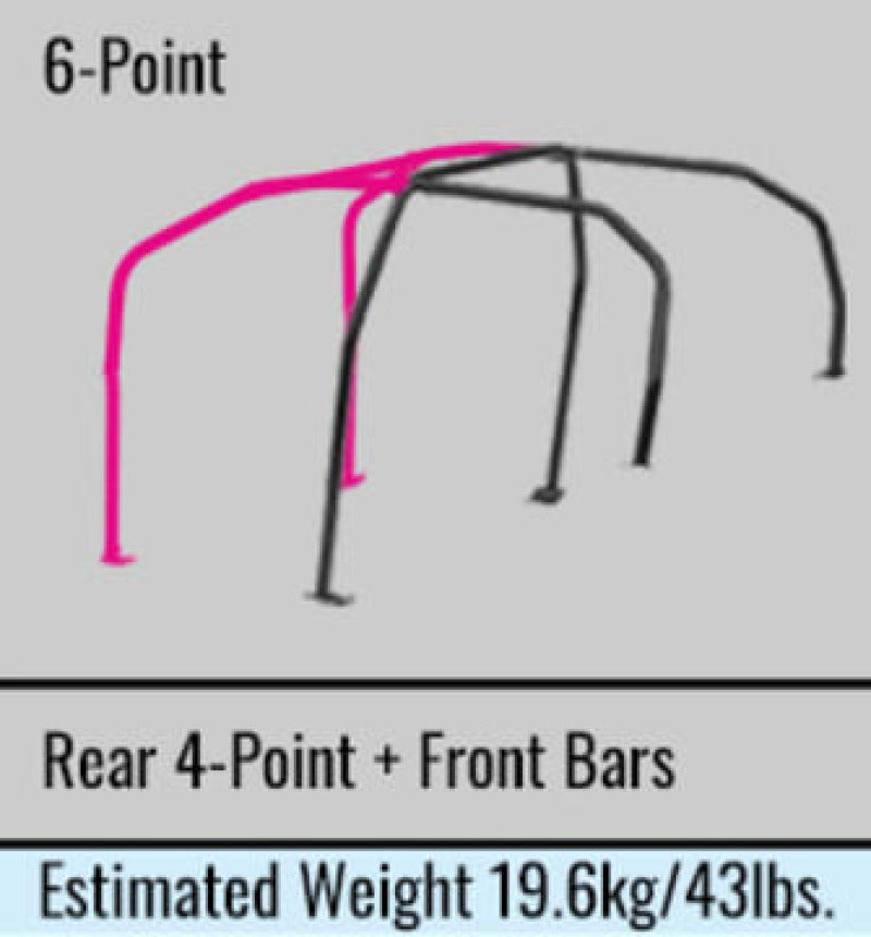 Cusco Chro Moly Roll Cage 4 Passenger 6P CT9Adash Through 564 265 B User 1