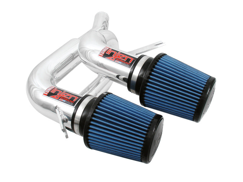Injen 08-09 535i E60 3.0L L6 Twin intake & AMSOIL Filters Polished SP1130P Photo - Primary