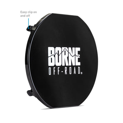 Borne Off-Road 7in Round Light Cover Black BNLT-COV-RD7BK BNLT-COV-RD7BK Photo - Primary