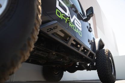 DV8 Offroad 18-23 Jeep Wrangler JL 4 Door FS-15 Series Rock Sliders SRJL-07 SRJL-07 Photo - Unmounted