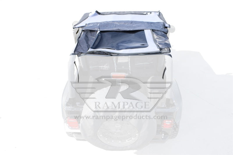 Rampage 1992-1995 Jeep Wrangler(YJ) Frameless Soft Top Kit - Black Diamond 109435 109435 Photo - Primary