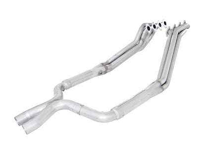 Stainless Works 2005-10 Mustang GT 1-3/4in Headers 3in High-Flow Cats X-Pipe Factory Connection M05H175X M05H175X Photo - Primary