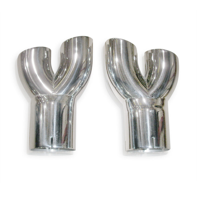 Stainless Works 2010+ Camaro Y-Tips for factory ground effects CA10QUADTIPS CA10QUADTIPS Photo - Primary