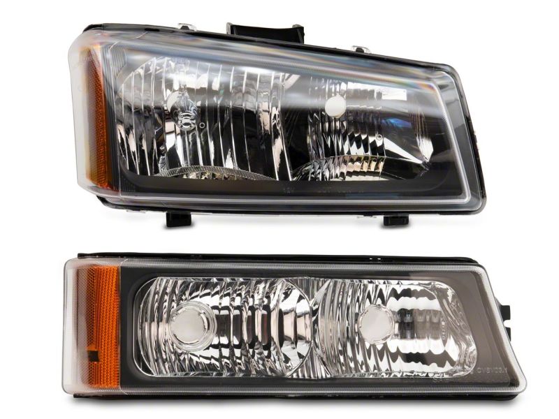 Raxiom 03-06 Chevrolet Silverado 1500 Axial OEM Style Rep Headlights- Chrome Housing (Clear Lens) S122320 S122320 Photo - Close Up