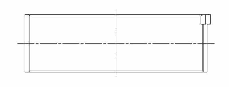 ACL Porsche 911 78-89 .25mm Oversized High Performance Rod Bearing Set 6B2462H-.25 6B2462H-.25 Technical Drawing