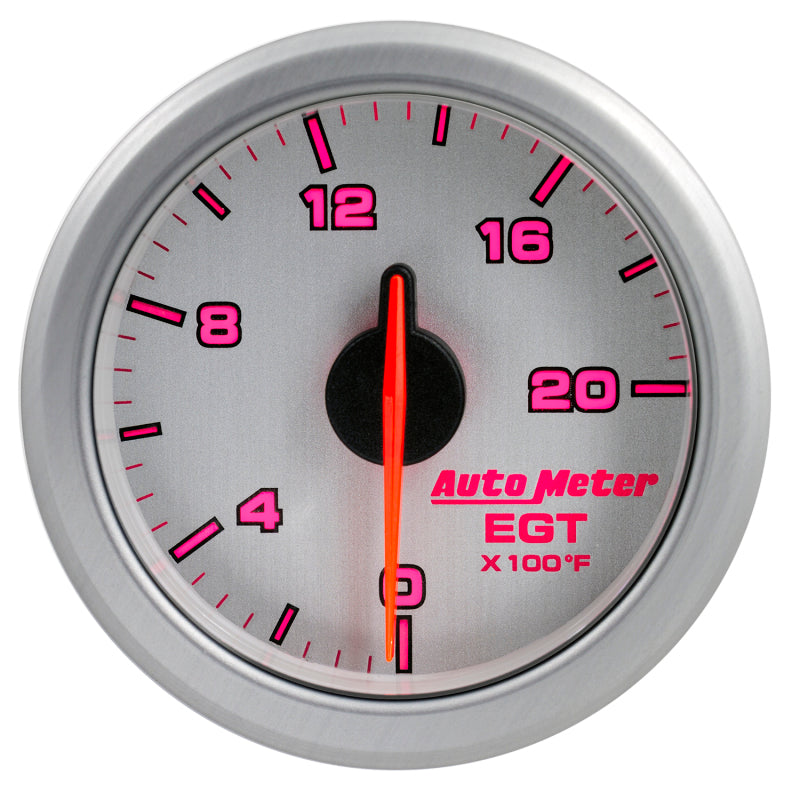 Autometer 2-1/16" E.G.T, 0-2000`F, Airdrive, Silver 9145-UL User 7