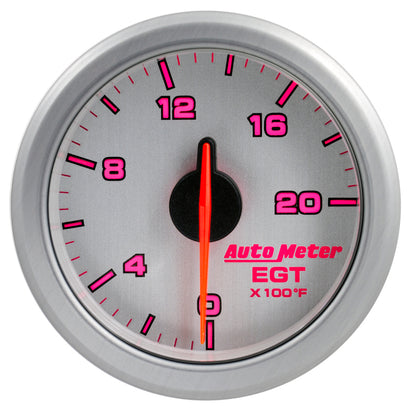 Autometer 2-1/16" E.G.T, 0-2000`F, Airdrive, Silver 9145-UL User 7