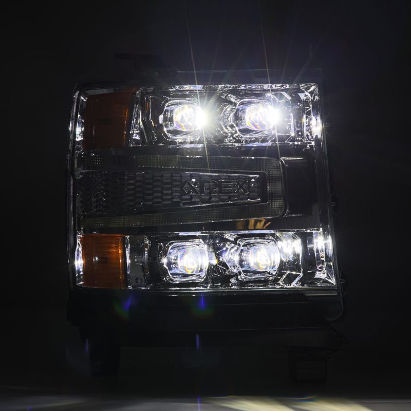 AlphaRex 16-18 Chevy 1500HD NOVA-Series LED Proj Headlights Chrm w/Actv Lgt/SeqSig & DRL(Req 810023) 880238 880238 User 5