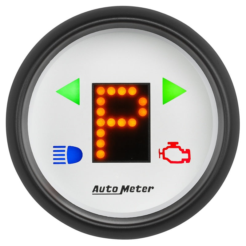 Autometer Phantom 2-1/16in (P/R/N/D/L/OD/O/5/4/3/2/1) Digital Gear Position Gauge 5759 5759 Photo - Primary
