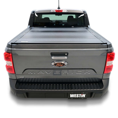 Westin 22-23 Ford Maverick 4WD 4ft. 6in. Bed Hard Tri-Fold Tonneau Cover - Black 19-44795 19-44795 Photo - Mounted