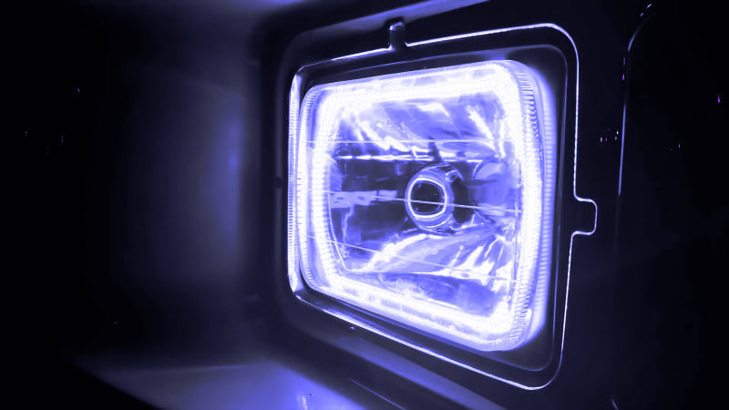 ORACLE Lighting Oracle Pre-Installed Lights 7x6 IN. Sealed Beam - White Halo 6908-001 6908-001 Photo - lifestyle view