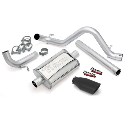 Banks Power 12-15 Jeep 3.6L Wrangler Unlimited - 4dr Monster Exh Sys - SS Single 51343-B Photo - Primary
