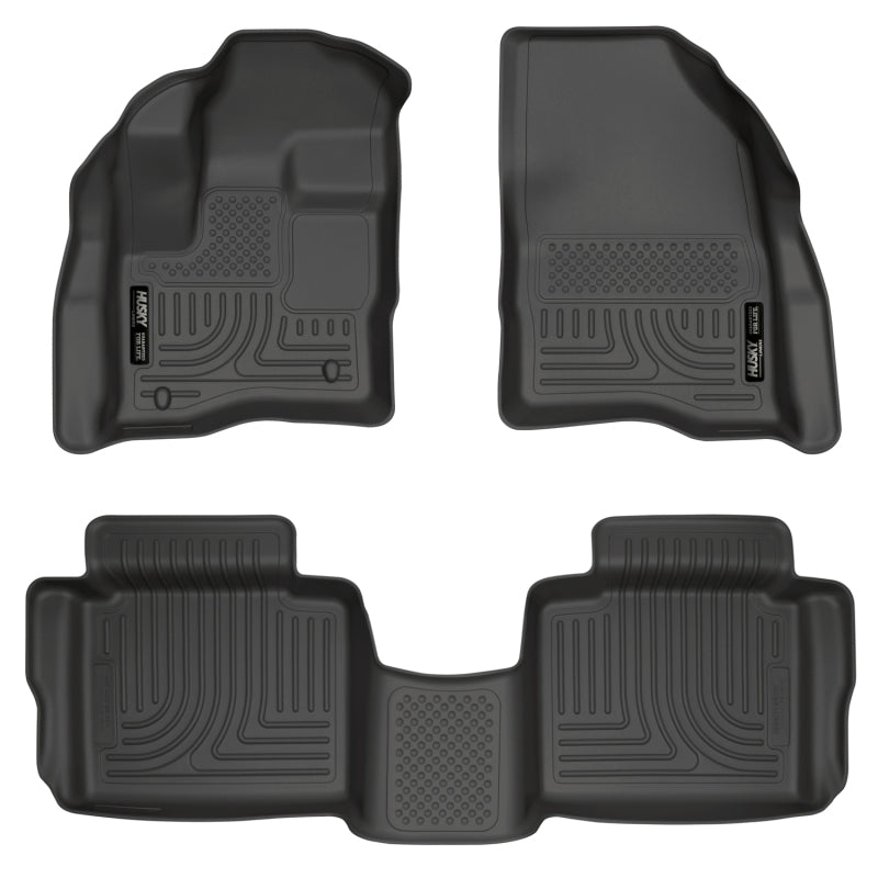 Husky Liners 10-13 Ford Taurus WeatherBeater Combo Black Floor Liners (3pc) 98701 Photo - Primary