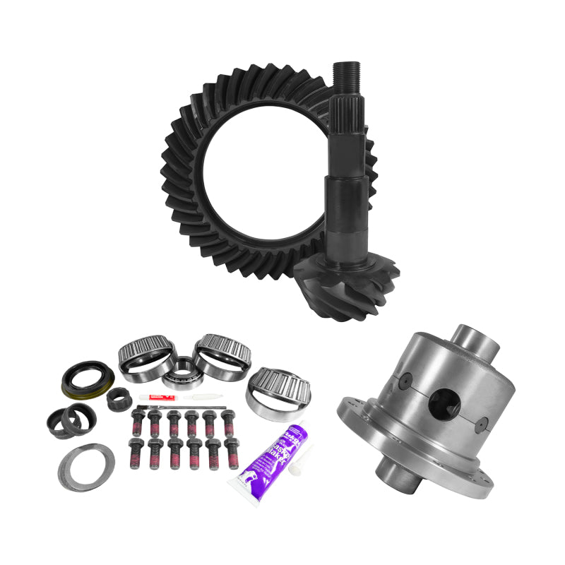 Yukon Gear & Axle Yukon 11.5in AAM 3.73 Rear Ring & Pinion Install Kit Positraction 4.125in OD Pinion Bearing YGK2109 YGK2109 Photo - Primary